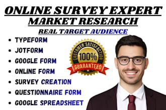 fill online survey, questionnaire, and polls with real respondent