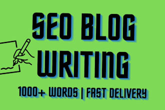 write SEO blog articles that rank on google