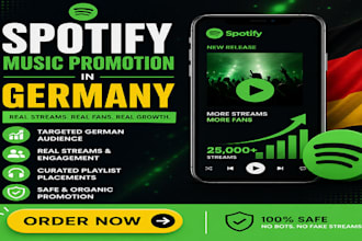 do spotify music promotion ,german spotify music promotion