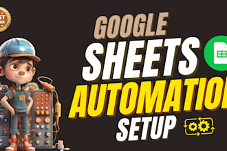 create automated google sheets for lead tracking, CRM and business dashboards