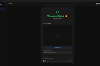 develop a modern offline gym management desktop application with rfid qr system
