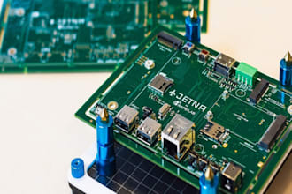 do pcb design, prototyping, production with firmware