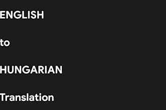 provide professional english to hungarian translation