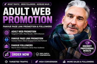 do fanvue link promotion, fanvue page followers, adult web promotion