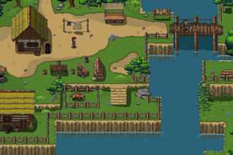 do  pixel art tileset, tile map for video game art using rpg maker mz mv