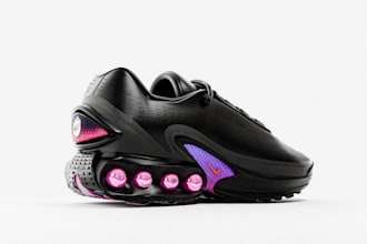 create 3d shoe 3d sneakers modeling rendering and 3d cosplay character design