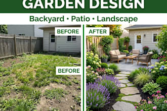 do garden layout, landscape architecture, patio, backyard, outdoor garden design