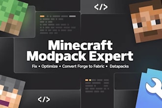 create fix and optimize minecraft modpacks convert forge mod to fabric datapack