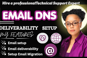 setup ms 365 email, migrate email, with spf setup, dkim, and dmarc