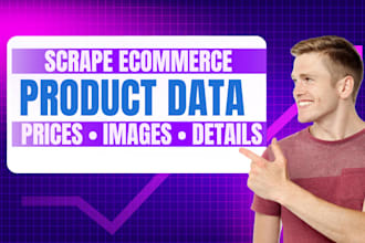 scrape ecommerce product data with prices images and details