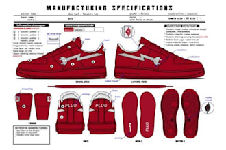 design custom sneakers shoes, heels, loafers, boot tech pack