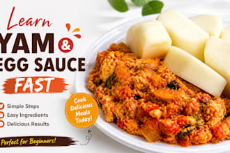 teach you how to cook yam and egg sauce