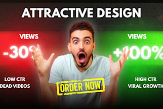 design clean, aesthetic thumbnails for vlogs or podcasts