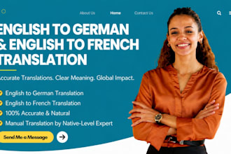 translate german to english, english to french technical texts