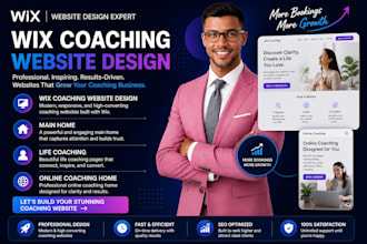 redesign wix coaching website, main home, life coaching, online coaching home