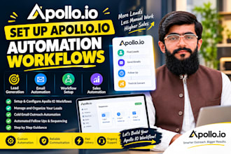 set up apollo io automation workflows