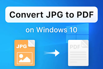 convert 10 images to PDF with page numbers and name