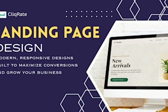 design and build landing pages, websites and webpages