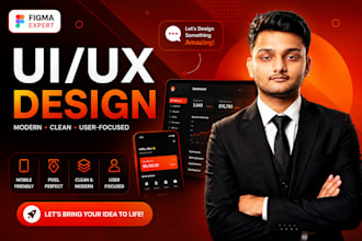 design modern website UI UX in figma and convert to HTML CSS
