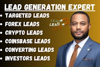 provide hot forex leads, crypto investor leads, high converting crypto leads