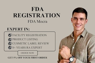 fda registration fda compliance fda label review us agent product listing