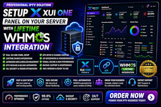 setup xui one panel on your server with lifetime whmcs integration