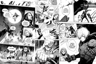 manga anime comic manga artist comic book illustration manga comic book page art