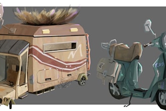 create prop design sheets
