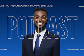do podcast outreach and podcast guest booking business, tech, ai, health niches