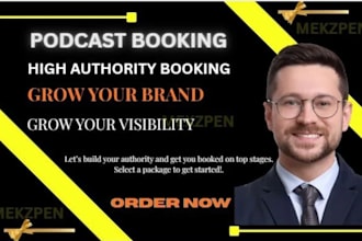 do author podcast outreach and podcast guest booking