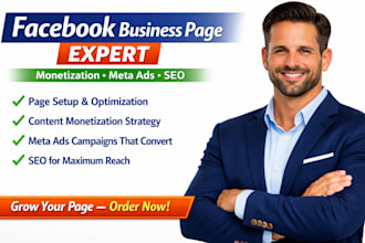 do facebook business page content monetization meta ads social media manager SEO