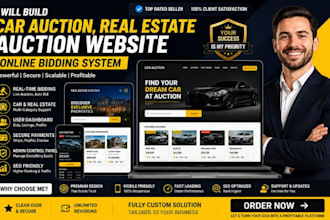 design car auction website real estate auction website online biding system