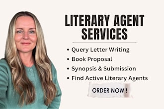 find literary agents write query letter book proposal book submission publishing