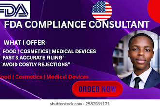 help you with fda registration and compliance for USA