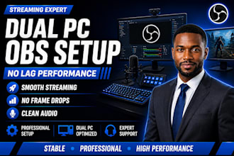 setup dual PC streaming with obs for smooth performance