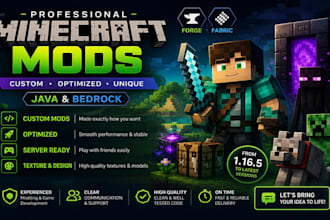 add modifications to minecraft using forge or fabric