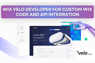be wix velo developer for custom wix code and api integration