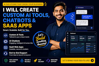 create custom ai tools, chatbots, and saas apps