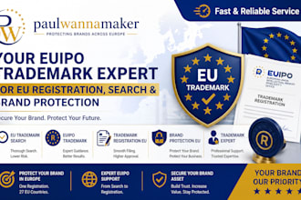 be your euipo trademark expert for eu registration search and brand protection
