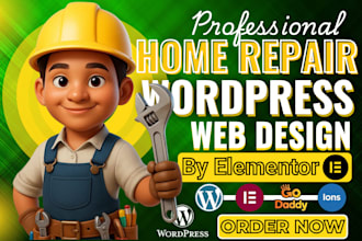 build handyman service website home repair plumbing electrical service website