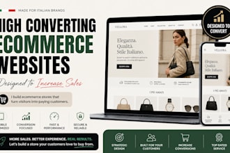 design high converting ecommerce websites for italian brands