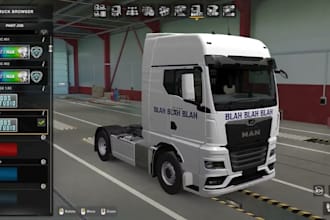 custom mods vehicle skins, truck liveries for ets2, ats fs25 dayz, assetto corsa