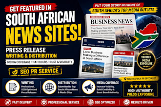 craft and distribute south africa press release for media coverage