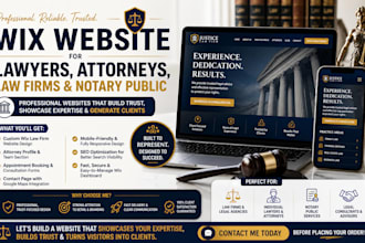 wix law firm website attorney website lawyer website notary legal wix website