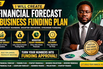 create financial forecast and business funding plan