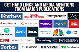 create high DR editorial haro backlinks from real authority websites