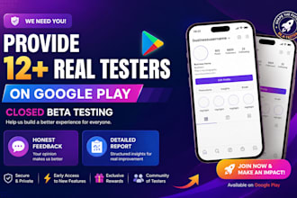 do 12, 20 app tester closed app user mobile app, 12 user testing website testing