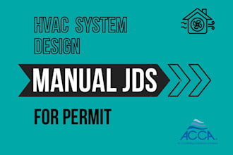 do hvac acca manual j d and s load calculations with duct design