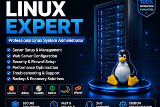 setup, secure, and troubleshoot your linux server