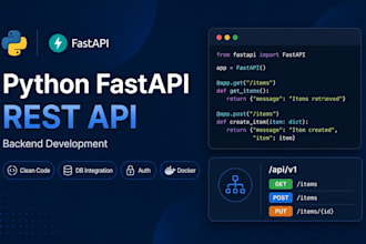 build a rest API using python fastapi